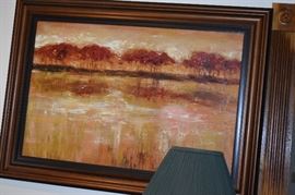 Framed Antique Oil Painting