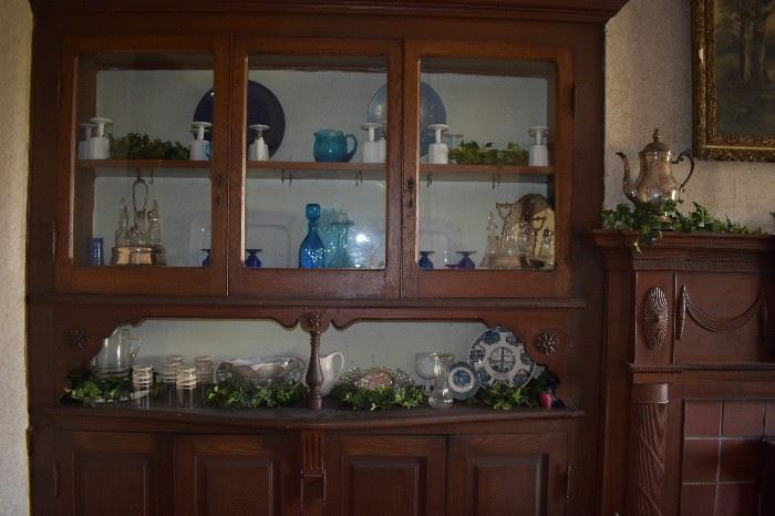 The Cabinet is full of Antique Treasures