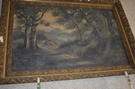 Magnificent large Oil Painting