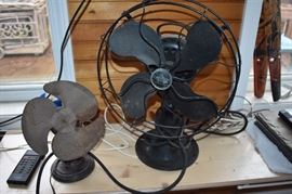Many Antique & Collectible Electric Fans in this Estate