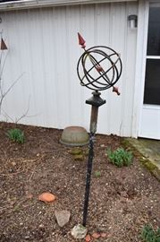 Vintage Outdoor Landscaping Art Piece