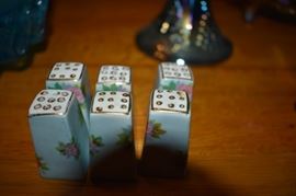 Antique Salt and Pepper Shakers 6 matching