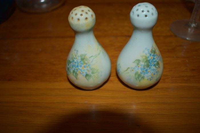 Vintage Porcelain Salt and Pepper Shakers
