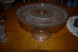 Antique Pedestal Cake Plate