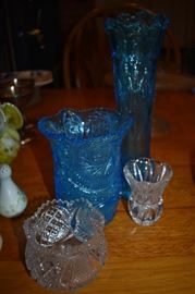 Cut Glass and Art Glass Vases