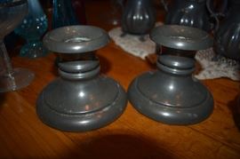 Revere Pewter Candlesticks