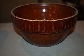 Antique USA Stoneware Mixing Bowl
