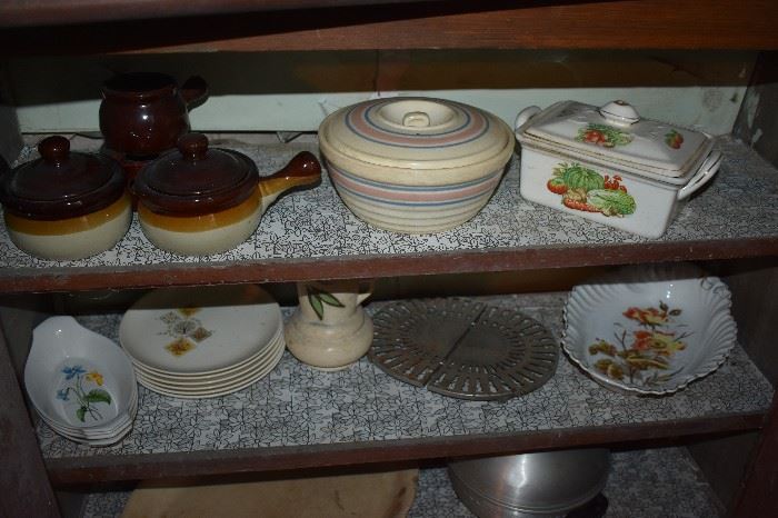 Vintage Stoneware, Porcelain, Glassware, etc.