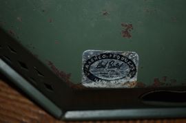 Antique Handpainted Nashco Products ( New York ) Metal Tray