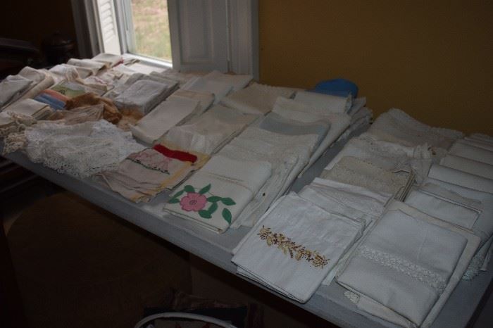 Just some of the many Beautiful Linens in this Estate