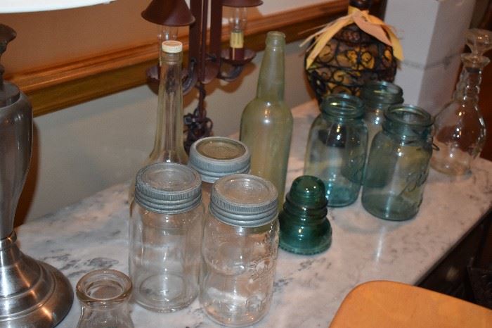 Antique/Vintage Jars, Bottles and Insulator