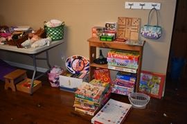 Children's Playroom with Toys, Dolls, and Games, even Dress Up Clothes!
