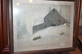 Vintage Painting by Wm Tippi