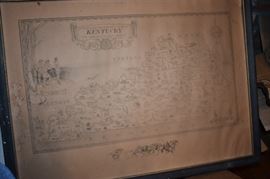Antique Map of Kentucky