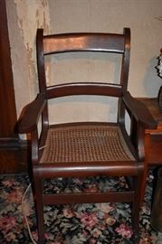 Antique Rush Seated Chair