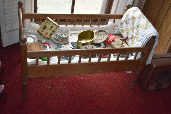 Antique Jenny Lind Baby Crib