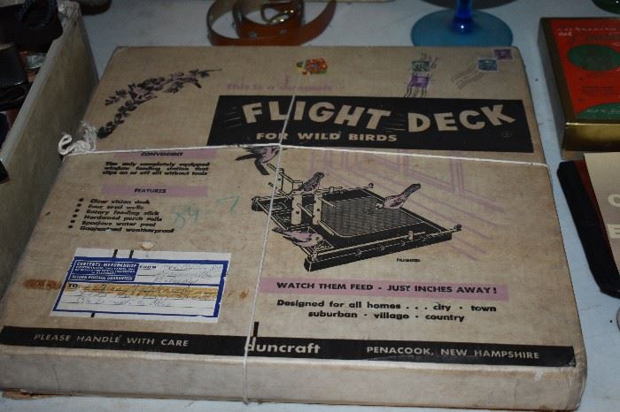 Vintage "Flight Deck" for Birds still in its' original box