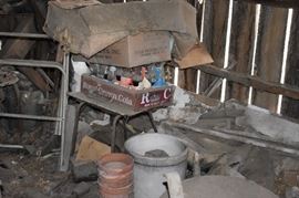 Vintage Royal Crown Cola Wooden Crate, Bottles, Crock and other Collectible Items