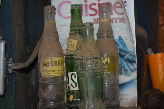 Collectible Vintage Soda Bottles