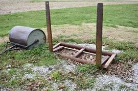Forks for a Fork Lift and Roller