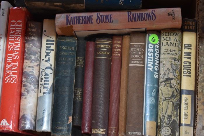 Just some of the Many, Many Books in this Estate which includes lots of 1st Editions from the 1800's-early 1900's and more. The Books run the "Gamut" from Educational to Historical to Novels to Civil War to Children's to Religious to Reference. 
