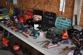 Socket Sets, Drill Bit Sets, Sanders, and More pictured here! plus Snap-On, S & K, Craftsman Sockets