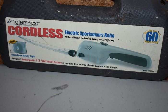 "Anglers Best" Cordless Electric Sportsman's Knife