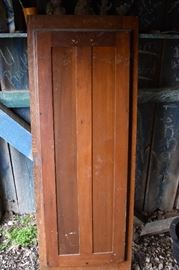 Antique Mirrors in the Barn - Backside of an Armoire Door