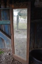 Antique Mirrors in the Barn