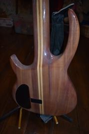 Carvin Guitar "Bunny Brunel" 5 String Bass made with Gorgeously Finished KOA Wood. Has Original Case and Carvin Amplifier/Equalizer is also for sale