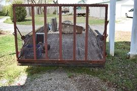 Tandem Flat Bed Trailer used frequently and in good condition!