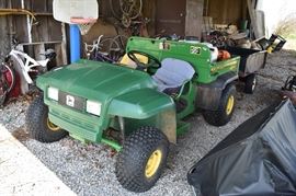 John Deere Gator4x2 Runs Beautifully! Contents of the Bed is not included.