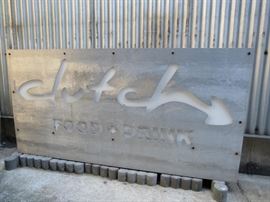 lg stainless steel sign
