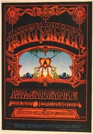 Quicksilver Messenger Service Eternal Reservoir (or The Source) Avalon Ballroom Concert Poster Second Printing FD-101 (Family Dog, 1968)
Artwork by Rick Griffin
2nd printing
From the January 12-14, 1968 shows at the Avalon Ballroom featuring:
Quicksilver Messenger Service
Kaleidoscope
Charley Musselwhite
Measurements: Approx. 13 15/16” x 19 15/16”
Condition: Mint
Featuring the psychedelic imagery of legendary artist Rick Griffin and advertising performances by Quicksilver Messenger Service, Kaleidoscope and Charley Musselwhite at the Avalon Ballroom in San Francisco, this is a second printing of the poster.  
This is an authentic piece of memorabilia from the heyday of the 1960’s counterculture rock ‘n roll scene, having belonged to a devoted music fan and collector based in Philadelphia.  
