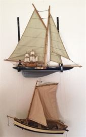 Model sailboats