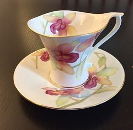 Cha Cult Fine Porcelain China Tea Cup and Saucer
