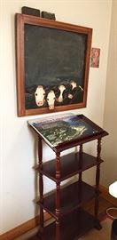Vintage cow chalkboard