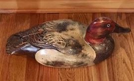 Vintage painted duck decoy