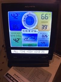 Acu-Rite Weather Monitoring System including outdoor apparatus 