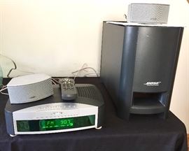 Bose Wave Radio III with Bose Acoustimass Module sub-woofer and speakers (CD/DVD non-functioning)