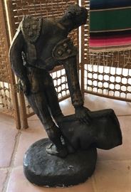 Matador Statue Back