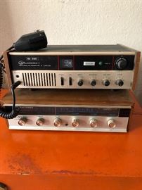Courier Caravelle II CB Tranceiver & Heathkit Receiver