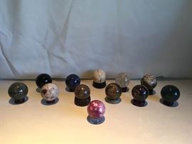 Large Polished Stone Spheres