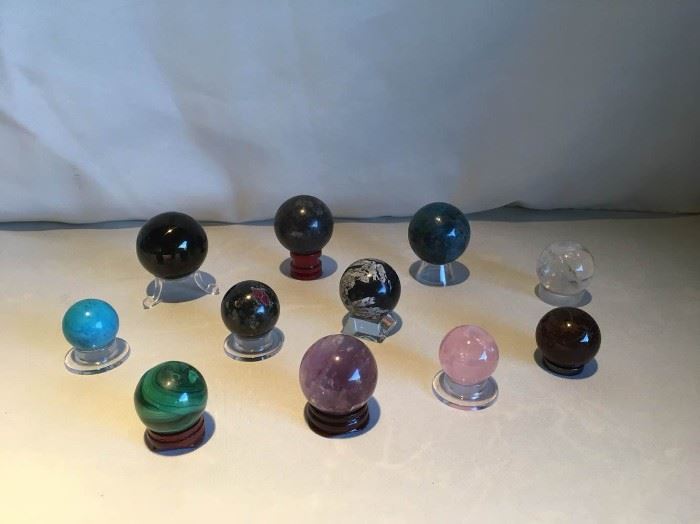Small Polished Stone Spheres