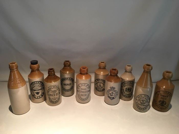 Vintage Ginger Beer Bottles