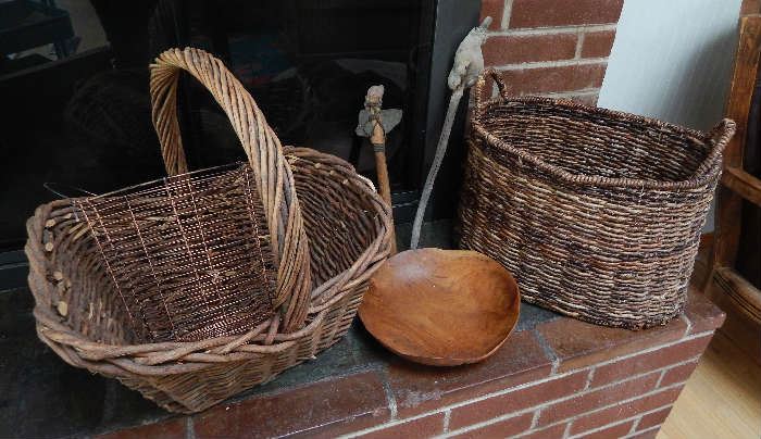 ASSORTED BASKETS FROM ALL OVER THE WORLD
