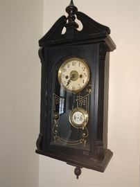 working antique clock