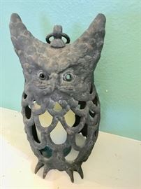Vintage Cast Iron owl (hangable) $25