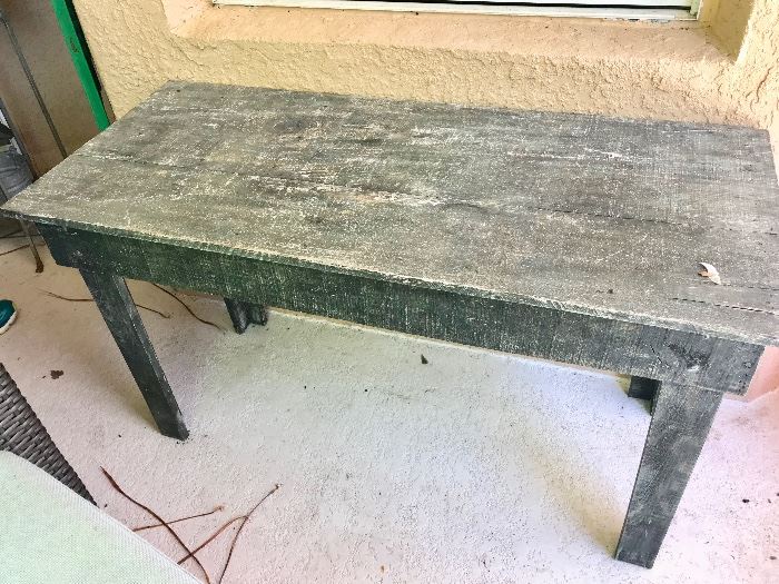 Rustic table $35
