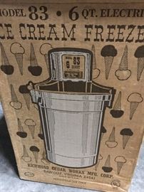 6-Quart electric ice cream freezer $15